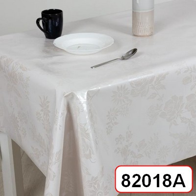Клеенка Mirror на нетканой основе гладкая 1,4х20м, мод. М82018А, Белая жемчужина  ПЕНЗАОПТ