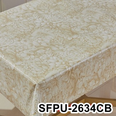 Клеенка SOFT Grace гладкая на тканевой основе с полиуретановым покрытием  1,4*20м, мод. SFPU-2634СB ПЕНЗАОПТ