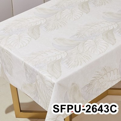 Клеенка SOFT Grace гладкая на тканевой основе с полиуретановым покрытием  1,4*20м, мод. SFPU-2643С ПЕНЗАОПТ