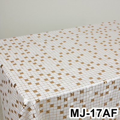 Клеенка Аурум 3D 1,4х20м, MJ-17AF, Плитка в золоте ПЕНЗАОПТ