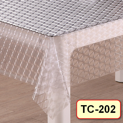 Клеенка без основы 3D Transparent 1,37X20м, мод. TC-202-001 ПЕНЗАОПТ