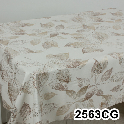 Клеенка на тканой основе "Глория" с тиснением 1,38х20м, 2563CG, Золотые мазки ПЕНЗАОПТ
