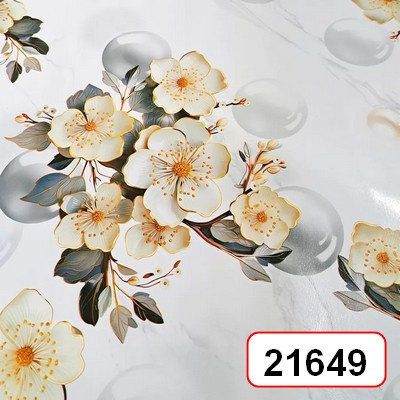 Клеенка на тканой основе "ГЛЯНЕЦ" 0,26мм*1,37*20м, мод. 5708-1 ПЕНЗАОПТ