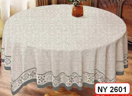 Клеенка ПВХ "SILK DUPONT" с тиснением на тканевой основе   1,4 х 1,4 м, арт. NY 2601 ПЕНЗАОПТ