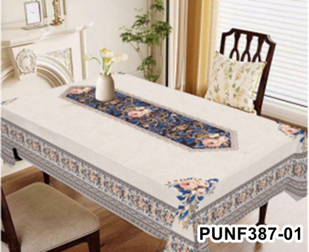 Клеенка ПВХ "SILK DUPONT" с тиснением на тканевой основе   1,4 х 1,6 м, арт PUNF387-01 ПЕНЗАОПТ