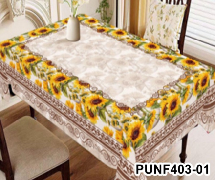 Клеенка ПВХ "SILK DUPONT" с тиснением на тканевой основе   1,4 х 1,6 м, арт PUNF403-01 ПЕНЗАОПТ