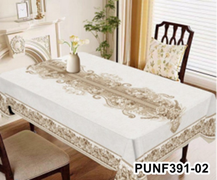 Клеенка ПВХ "SILK DUPONT" с тиснением на тканевой основе   1,4 х 1,8 м, арт PUNF391-02 ПЕНЗАОПТ