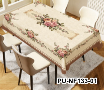 Клеенка ПВХ "SILK DUPONT" с тиснением на тканевой основе   1,4 х 2,4 м, арт PUNF133-01 ПЕНЗАОПТ