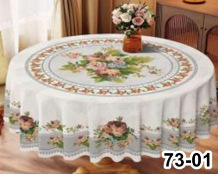 Клеенка ПВХ "SILK DUPONT" с тиснением на тканевой основе   1,5 х 1,5 м, арт. 73-01 ПЕНЗАОПТ