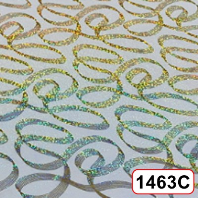 Клеенка ПВХ прозрачная c печатью ПРЕСТИЖ 1,37 х 20, мод. 1463C ПЕНЗАОПТ