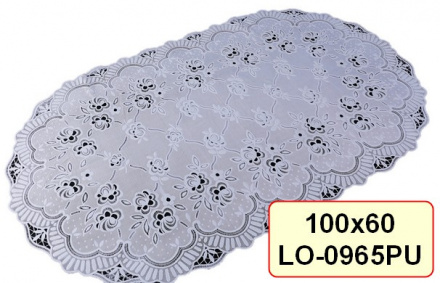 Салфетка Grace Лейс овал 100х60 LO-0965PU БЕЛЫЙ ПЕРЛАМУТР  ПЕНЗАОПТ