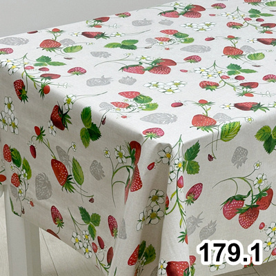 Клеенка Futura на нетканой основе гладкая 1,4х20м, мод. 179.1, Земляника ПЕНЗАОПТ