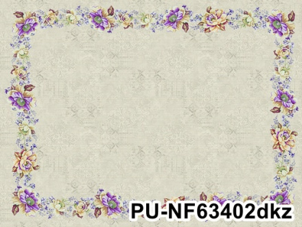 Клеенка - скатерть "SILK Grace" гладкая на тканевой основе 1,4х1,8м, арт PU-NF63402dkz ПЕНЗАОПТ