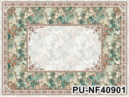 Клеенка - скатерть "SILK Grace" с тиснением на тканевой основе 1,4х1,8 м, арт PU-NF40901 ПЕНЗАОПТ