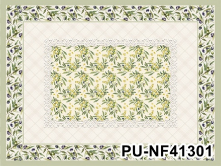 Клеенка - скатерть "SILK Grace" с тиснением на тканевой основе 1,4х1,8 м, арт PU-NF41301 ПЕНЗАОПТ