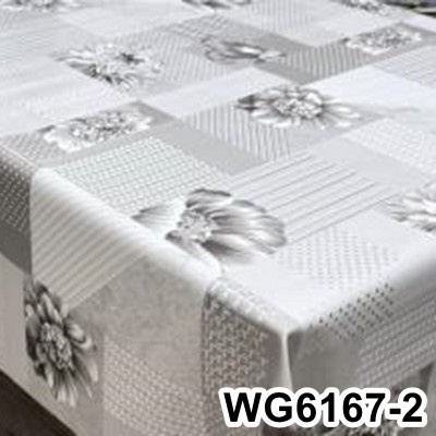 Клеенка "CRYSTAL" из вспененного ПВХ  глянцевая на тканевой основе 1,4 х 20 м.п., мод. 6167-2 ПЕНЗАОПТ