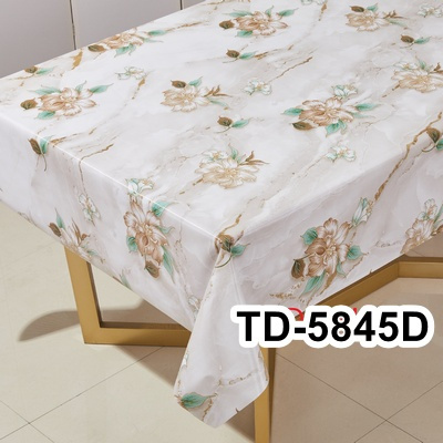 Клеенка "Imperio 3D" глянцевая на ткани 1,37м*20м, мод. TD-5845D ПЕНЗАОПТ